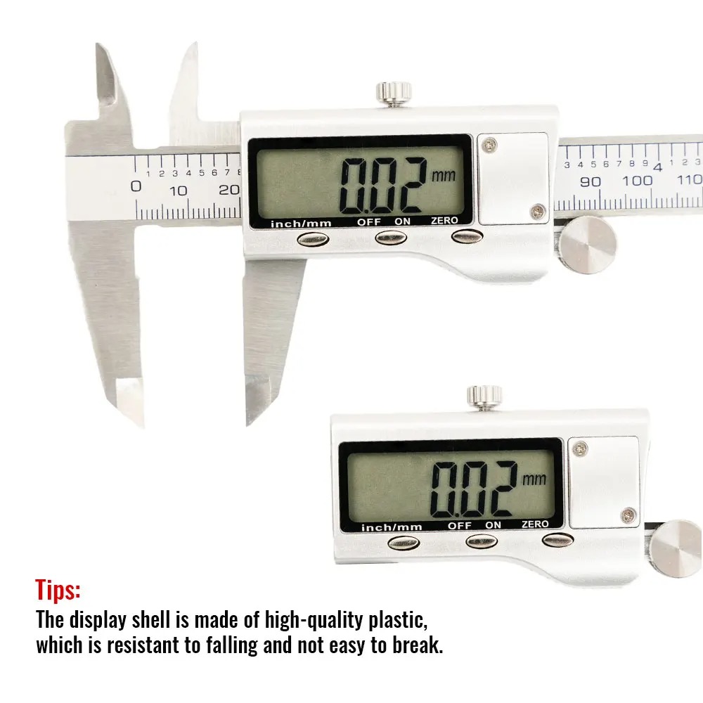 Digital Caliper 150Mm Stainless Steel - 6-Inch 150mm Accurate measurement Stainless Steel