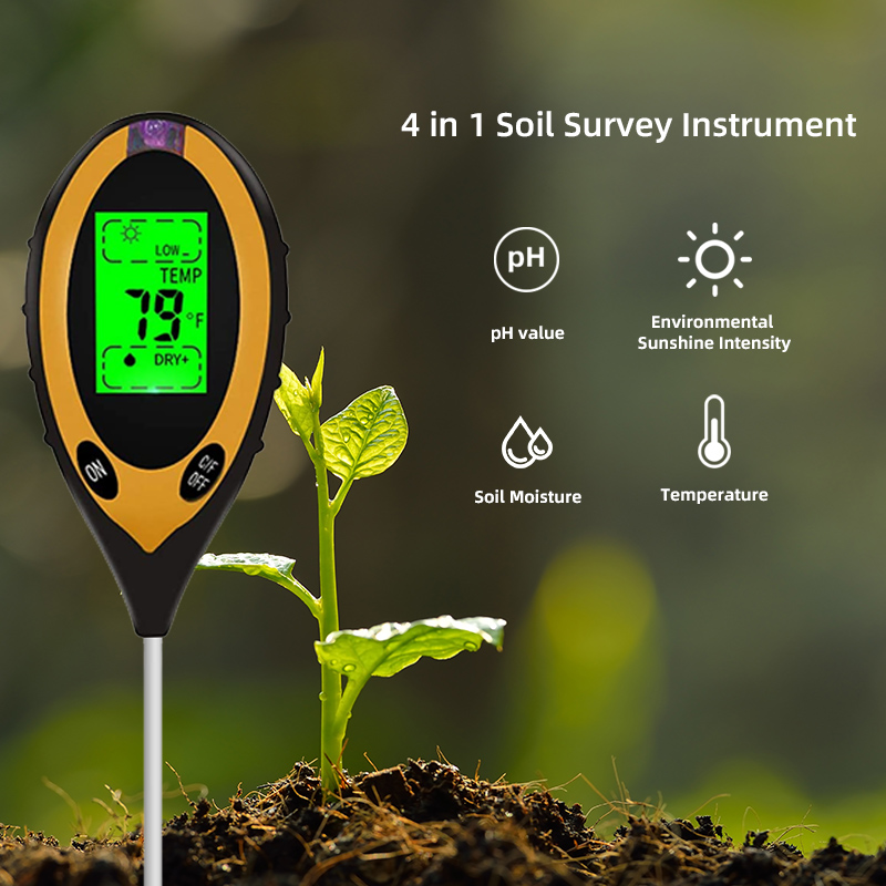 Ph Meter Digital Water Tester - Soil PH Meter Tester Soil Tester