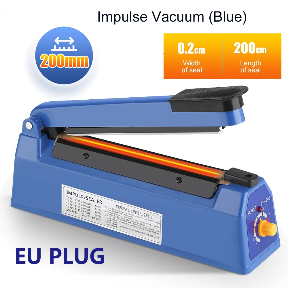 Plastic Bag Impulse Heat Sealer - Impulse Sealer Machine Kitchen Food Plastic