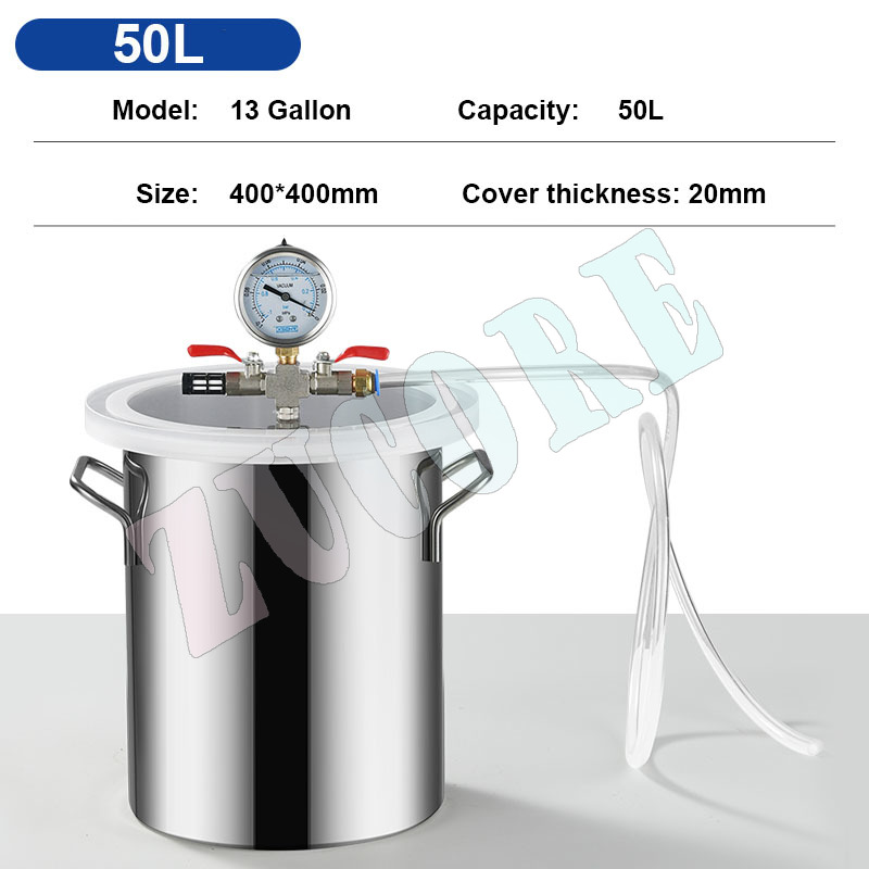 Vacuum Chamber Kit With Pump - Stainless Steel Vacuum Chamber 2/3/6/13 Gallon