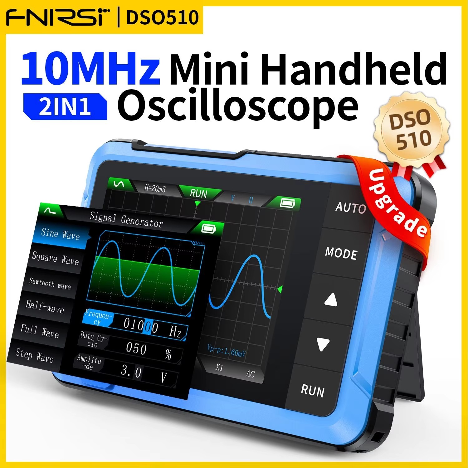 Fnirsi Digital Oscilloscope Handheld - FNIRSI New DSO510 DSO152 DSO153 Mini