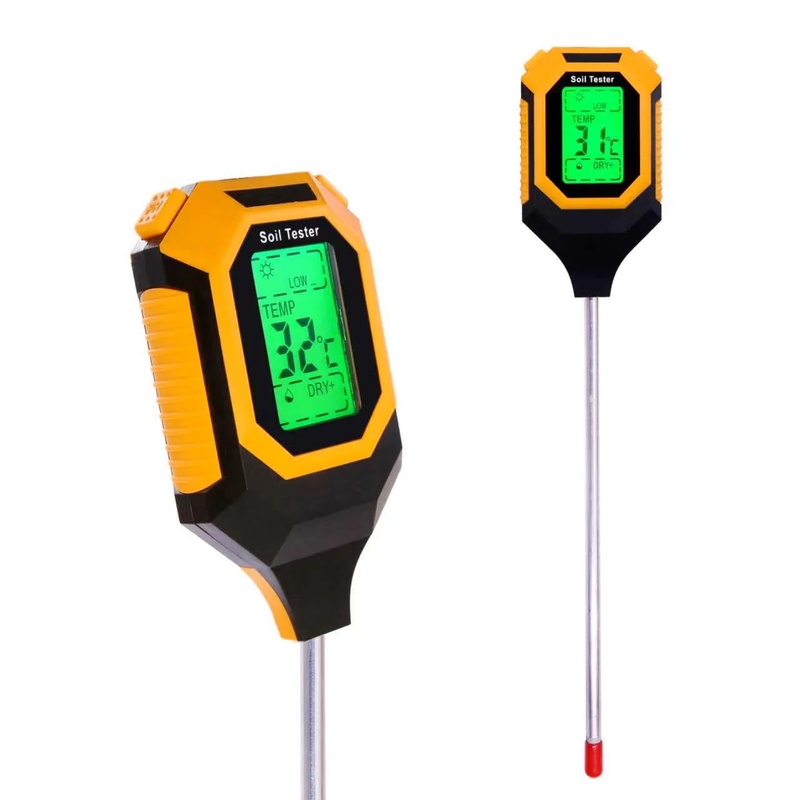 Ph Meter Digital Water Tester - 4-in-1 Soil Tester, Soil Moisture Meter