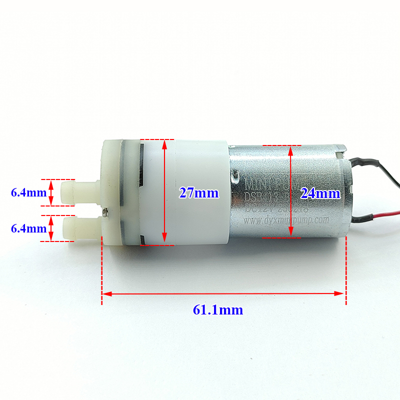 Mini Peristaltic Pump 12V - DC 12V 0.9L/min Small Diaphragm Pump