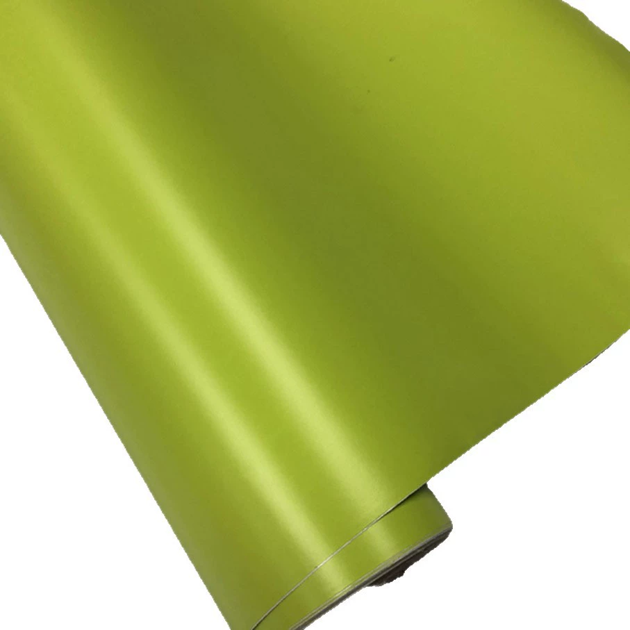 Air Bubble Wrap Roll Packaging - Premium Matte Lemon Green Vinyl Wrap
