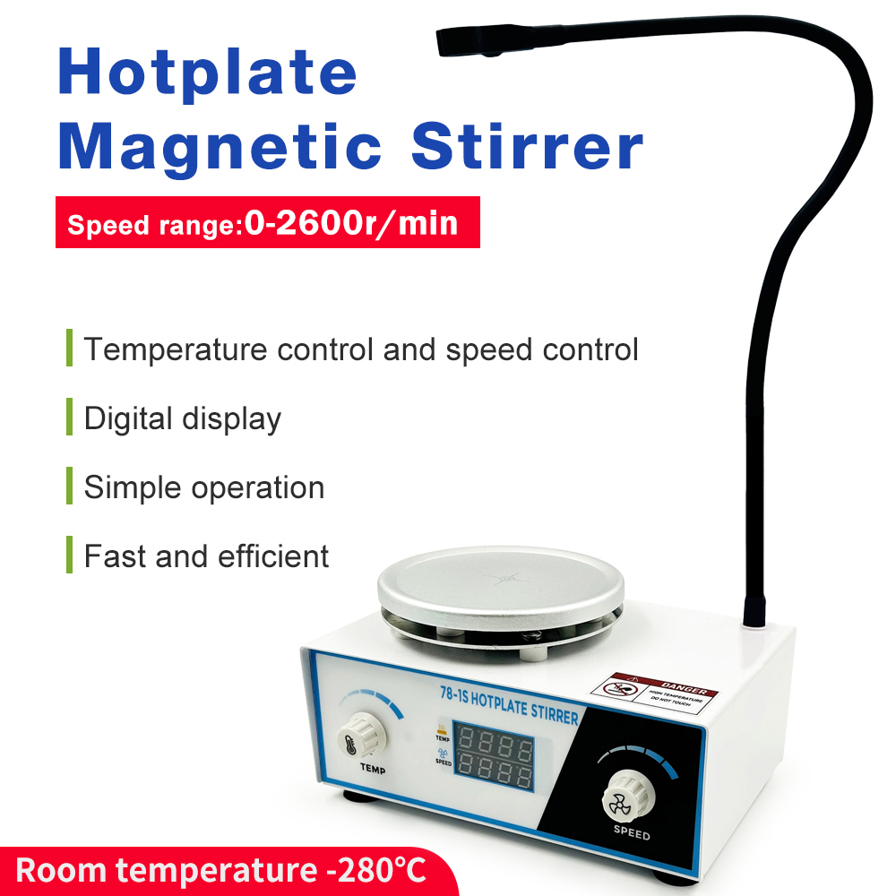 Lab Magnetic Stirrer Hot Plate - 2L Heating Magnetic Stirrer EU Plug