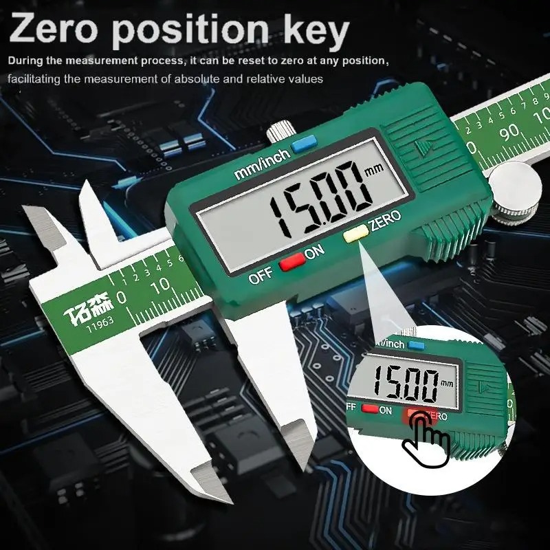 Digital Caliper 150Mm Stainless Steel - High Precision Small Digital Calipers Household