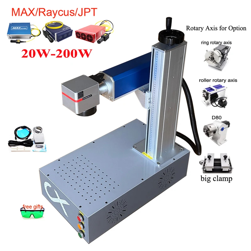 Fiber Laser Marking Machine 30W - Ezcad Fiber Machine Raycus Source 30W