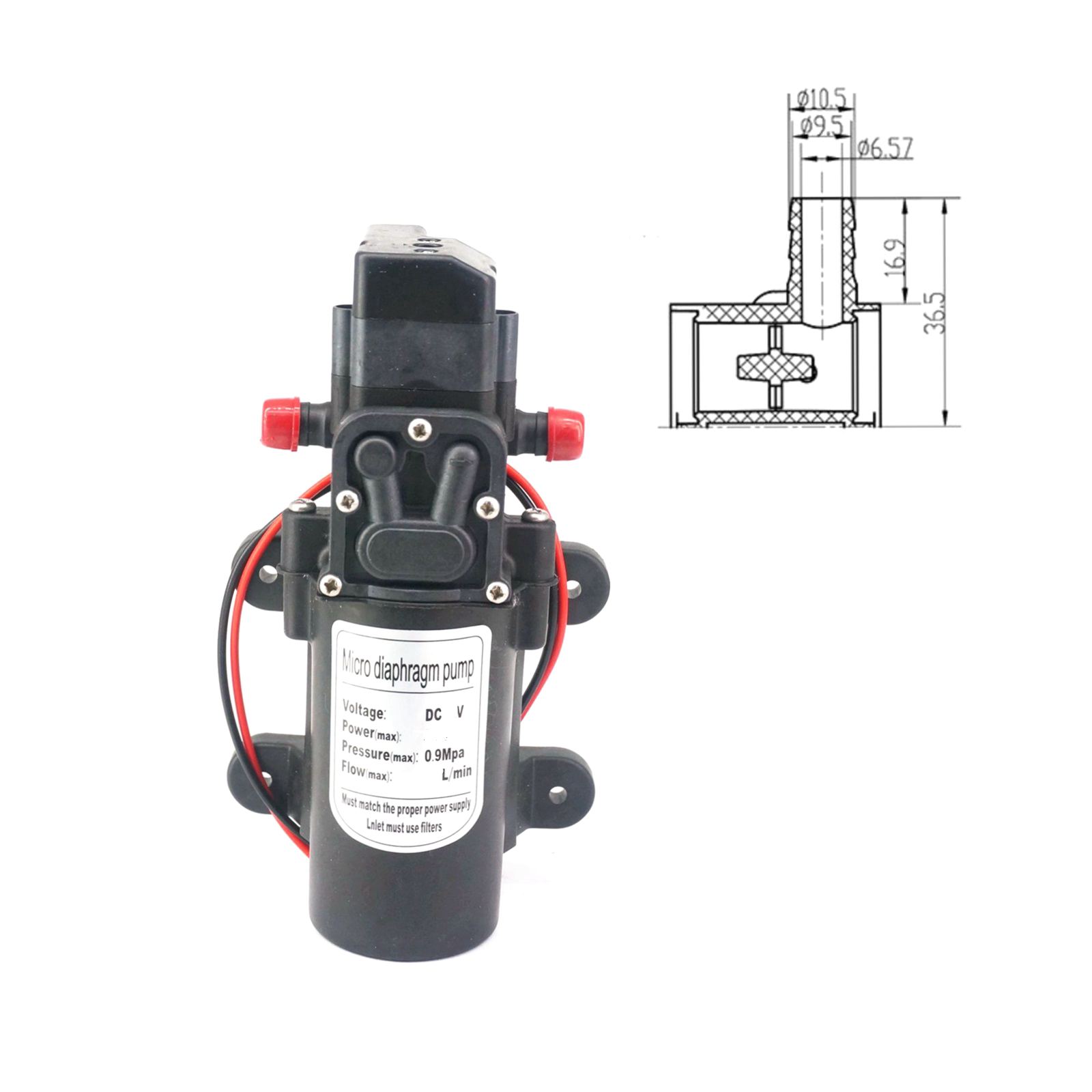 12V/24VDC 15W/30W/60W/80W Diap - Mini Peristaltic Pump 12V 评论和价格