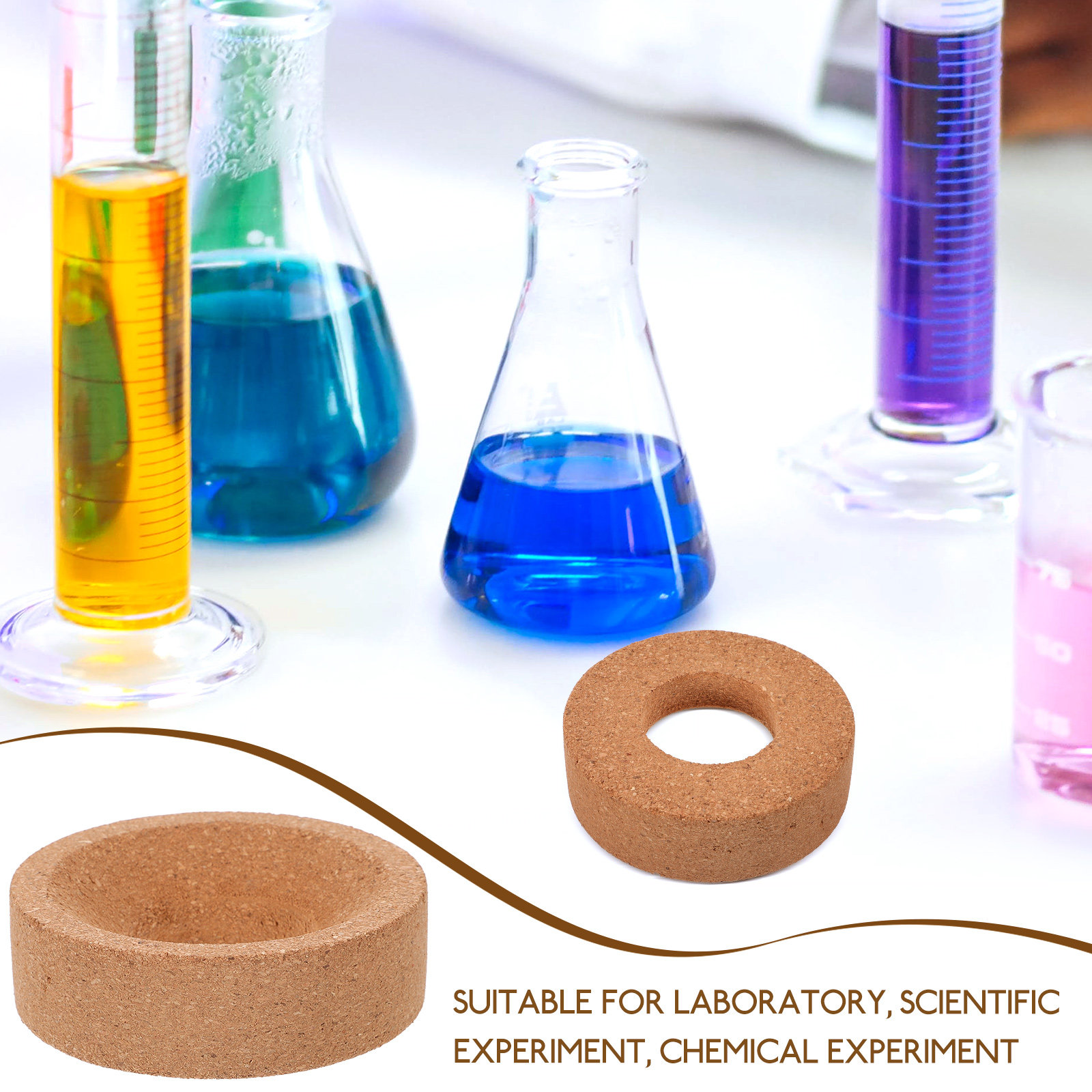 Cork Flask Stand For Round Bot - Lab Equipment 评论和价格
