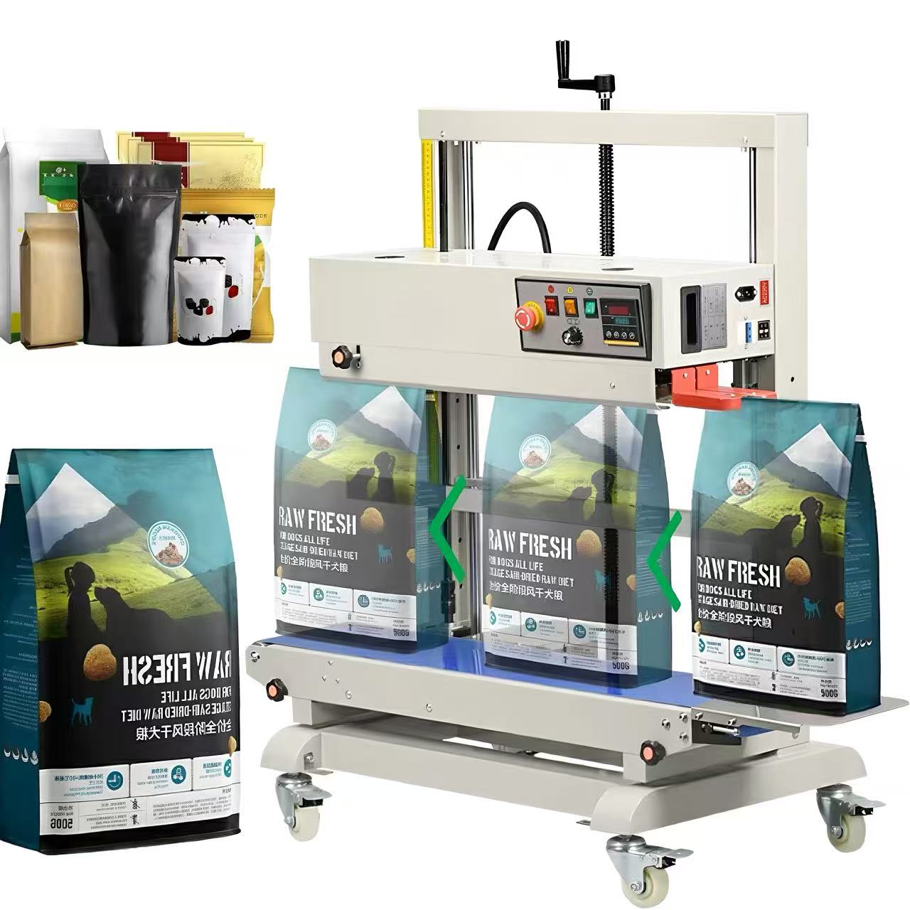 Vertical Continuous Band Seale - Plastic Bag Impulse Heat Sealer 评论和价格