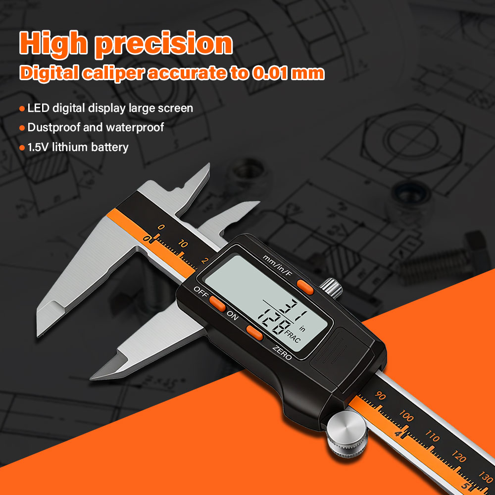 Nauwkeuriger Stainless Steel D - Digital Caliper 150Mm Stainless Steel 评论和价格