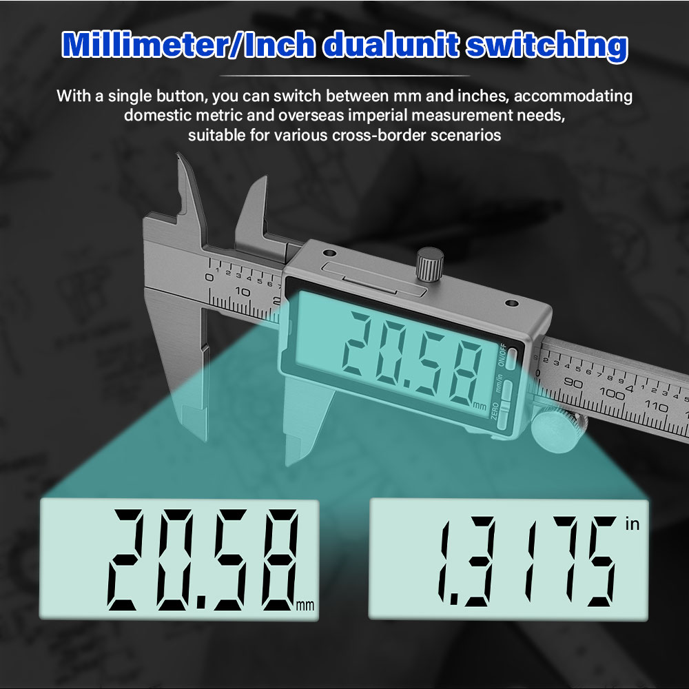 New 150mm 6 Inch Stainless Ste - Digital Caliper 150Mm Stainless Steel 评论和价格