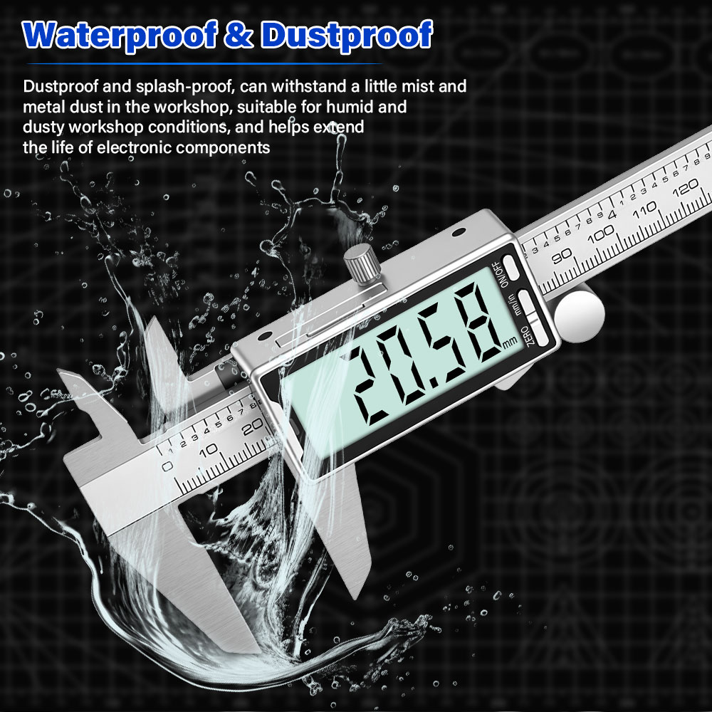 New 150mm 6 Inch Stainless Ste - Digital Caliper 150Mm Stainless Steel 评论和价格