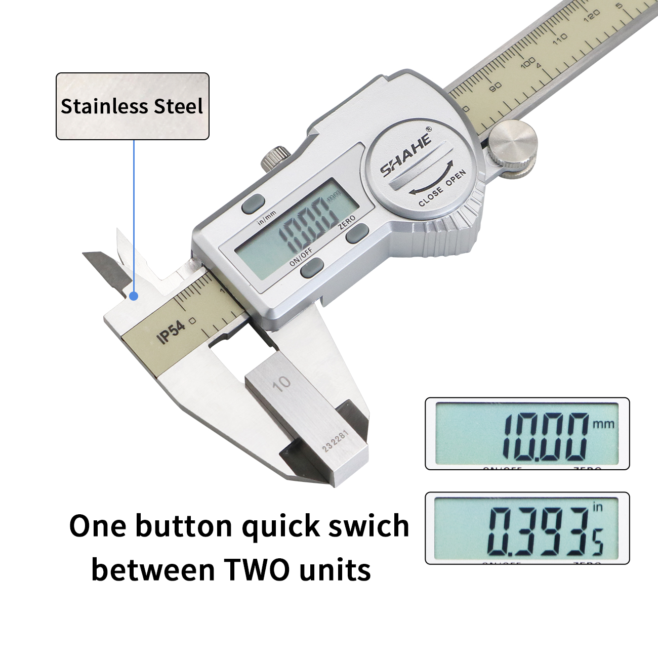 Shahe Calipers 0-150 MM Vernie - Digital Caliper 150Mm Stainless Steel 评论和价格