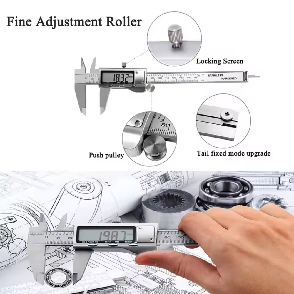 Electronic Vernier Caliper 6 I - Digital Caliper 150Mm Stainless Steel 评论和价格