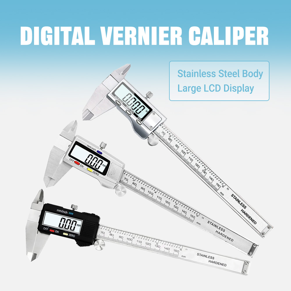 Electronic Vernier Caliper 6 I - Digital Caliper 150Mm Stainless Steel 评论和价格