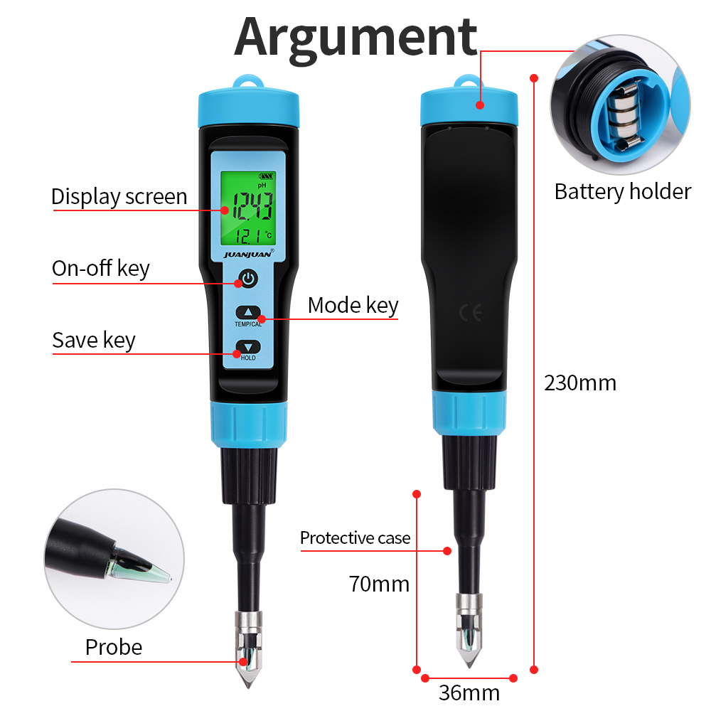 Food PH Meter with Stainless S - Ph Meter Digital Water Tester 评论和价格