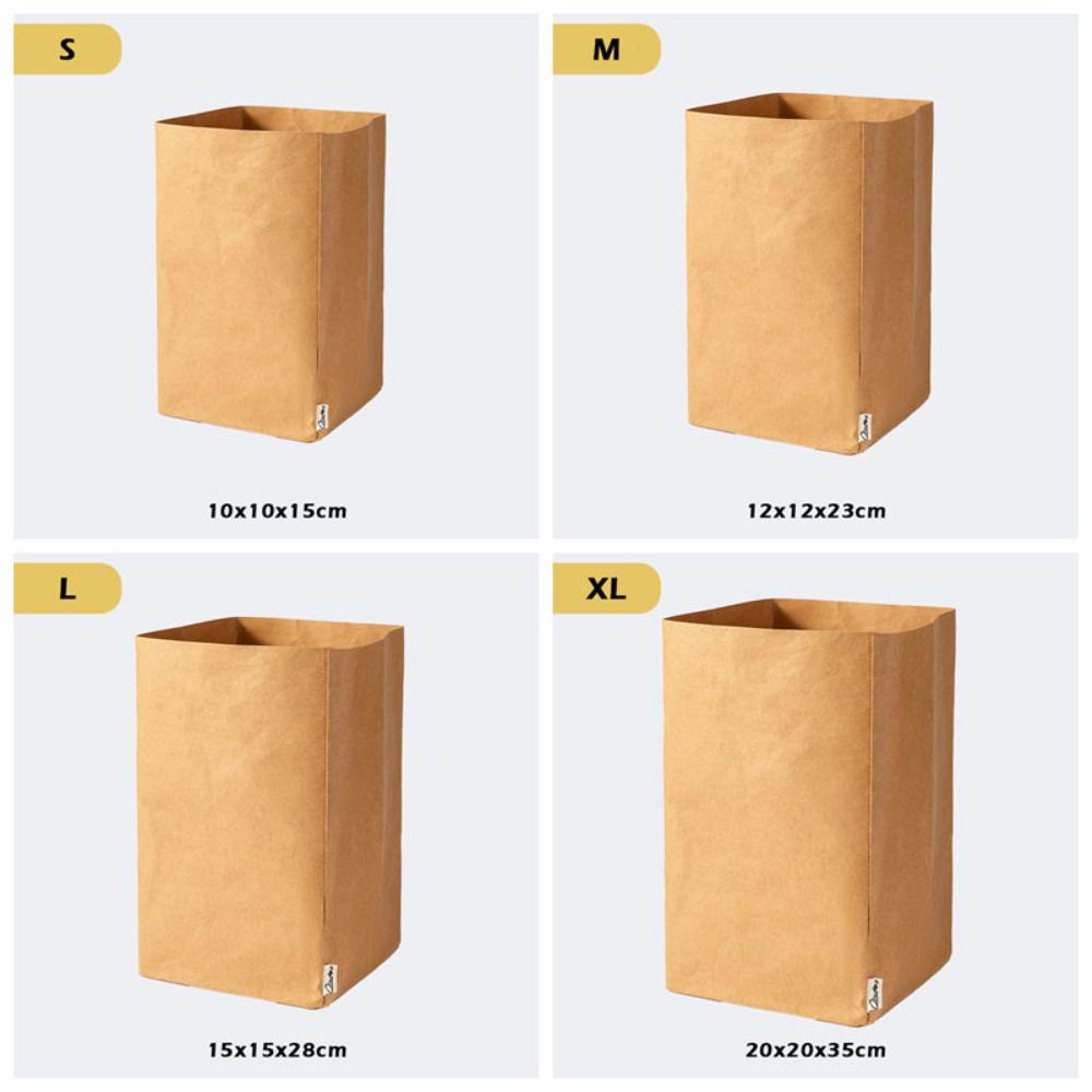 Reusable Kraft Paper Bag Large - Packaging 评论和价格
