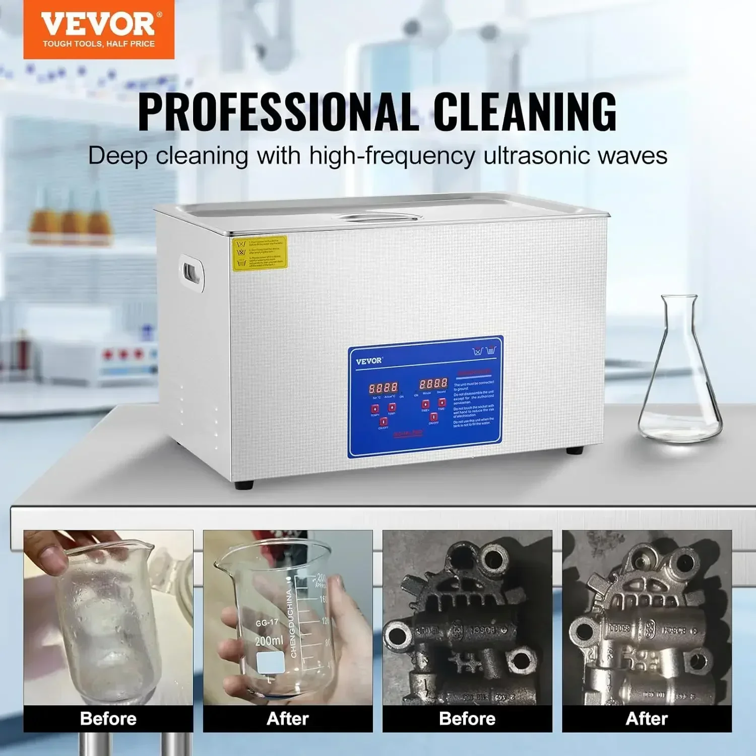 [Limited Stock!]Ultrasonic Pro - Ultrasonic Cleaner 30L Industrial 评论和价格