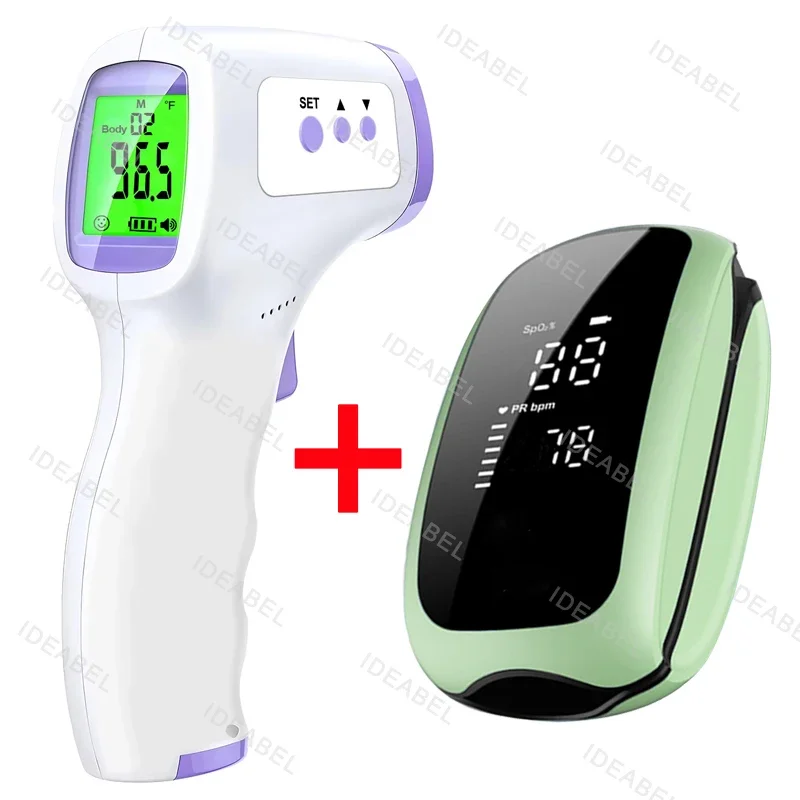 Forehead Digital Thermometer N - Pulse Oximeter Fingertip Rechargeable 评论和价格