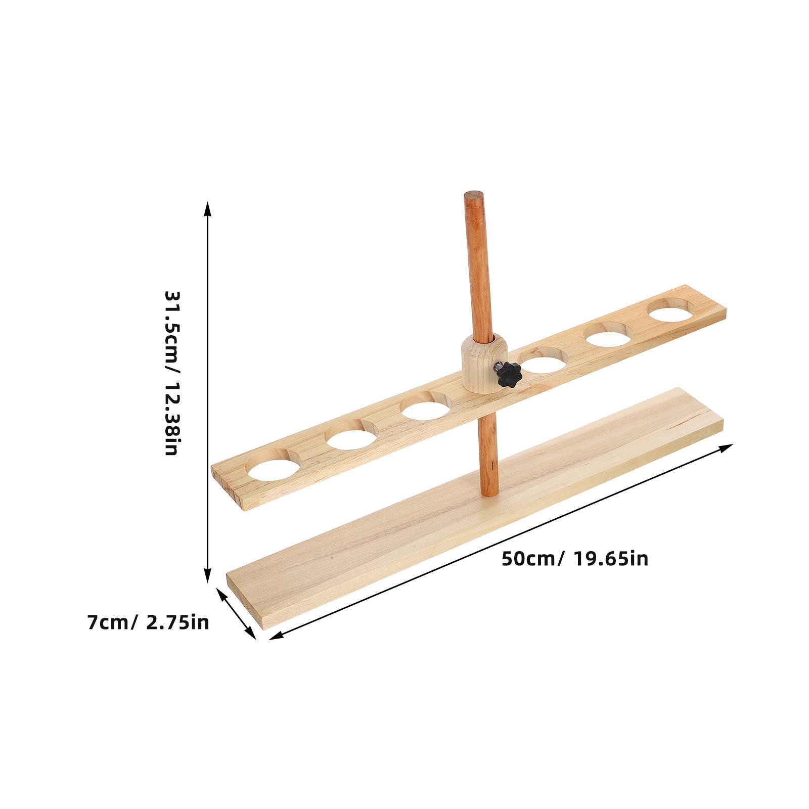 6 Hole Wooden Funnel Stand Adj - Lab Equipment 评论和价格