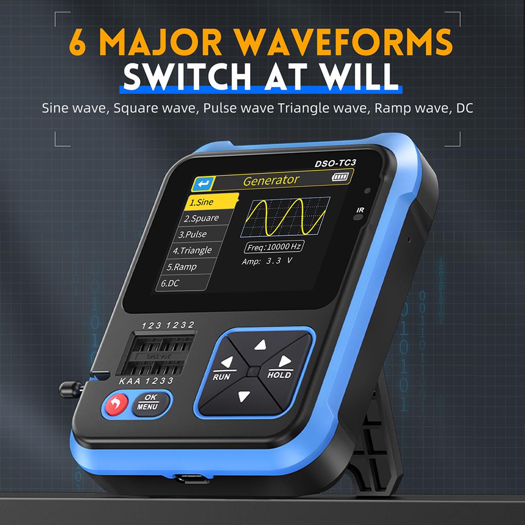 FNIRSI DSO-TC3 3in1 Mini Handh - Fnirsi Digital Oscilloscope Handheld 评论和价格